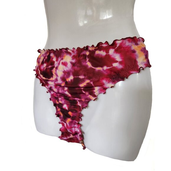 Beautiful SHADE & SHORE Fuscia Bikini Bottoms Size Large - Picture 2 of 4